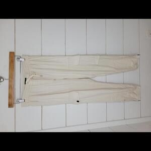 NWOT J CREW size 0 cream high-waisted linen pants
